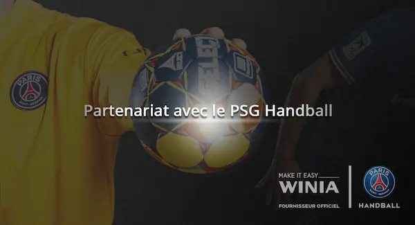 partenariat avec psg handball winia france